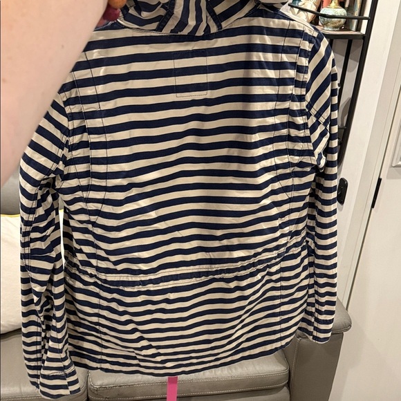 GAP Navy and Cream Striped Jacket size small women’s - Picture 6 of 11